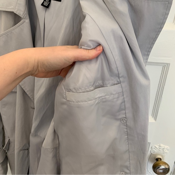 London Fog grey trench, size S - Picture 16 of 16